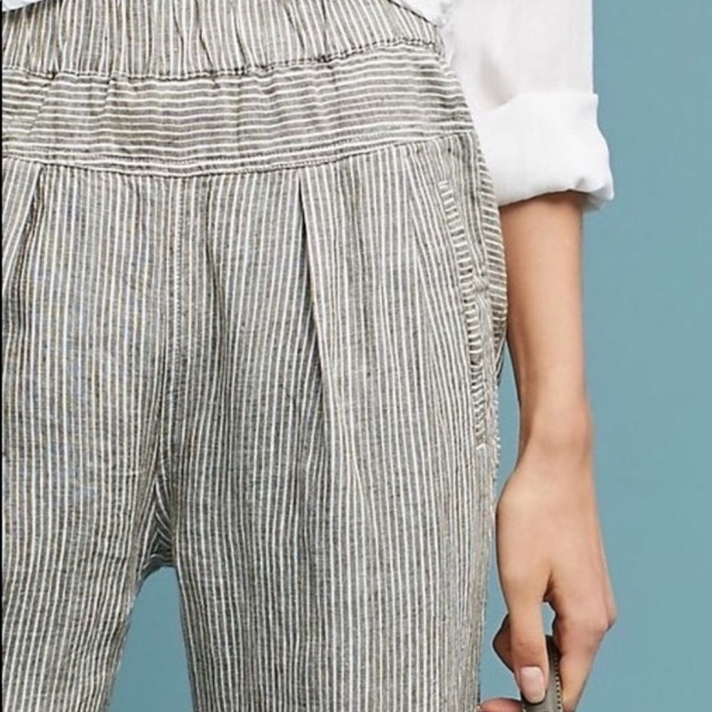 NWT Anthropology 100% linen pants small